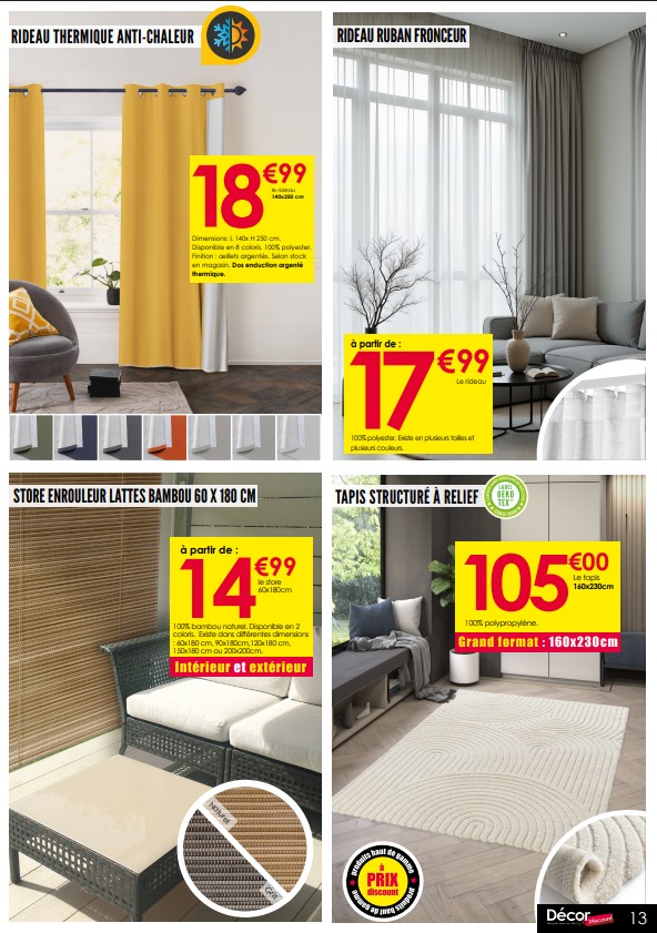 Profitez des PROMOS DU MOMENT chez Décor Discount ! Magasin Décor Discount Bourg-en-Bresse