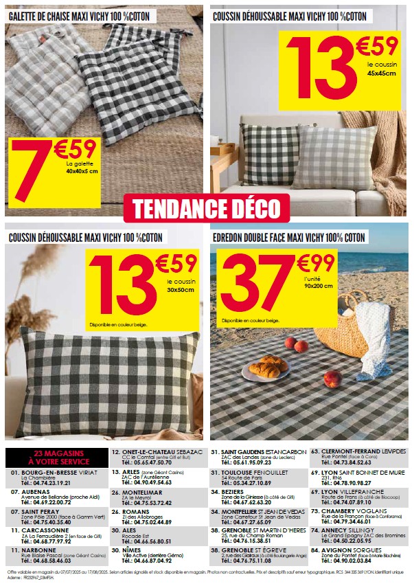 Profitez des PROMOS DU MOMENT chez Décor Discount ! Magasin Décor Discount Clermont-Ferrand