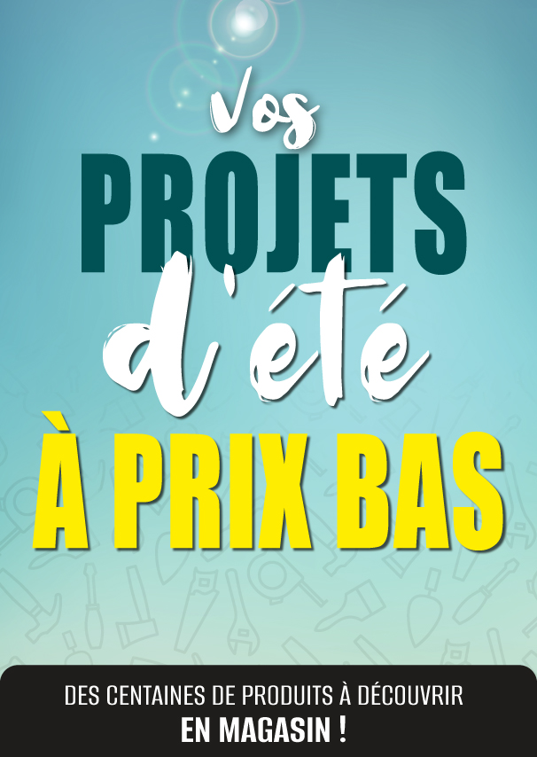 En ce moment, c'est les projets d'été à prix bas chez Décor Discount ! Magasin Décor Discount Chambéry